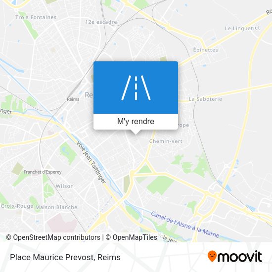 Place Maurice Prevost plan