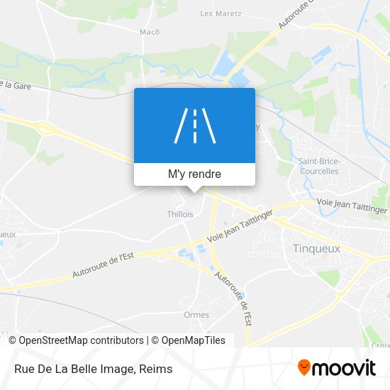Rue De La Belle Image plan