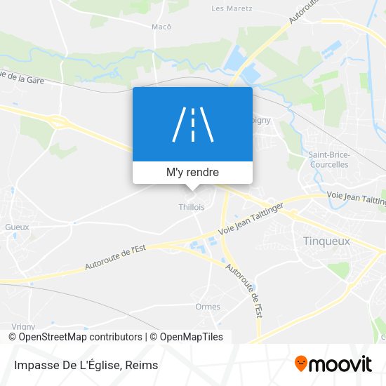 Impasse De L'Église plan