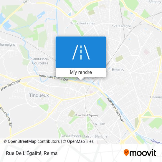 Rue De L'Égalité plan