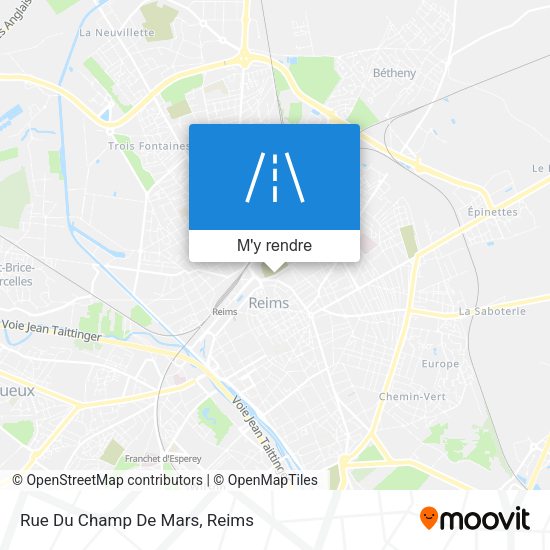 Rue Du Champ De Mars plan