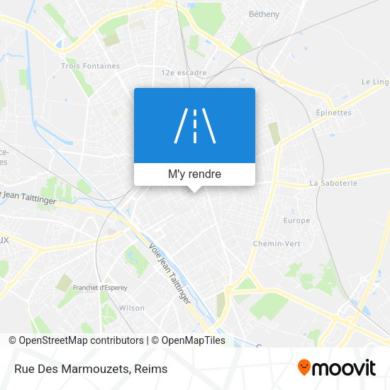 Rue Des Marmouzets plan