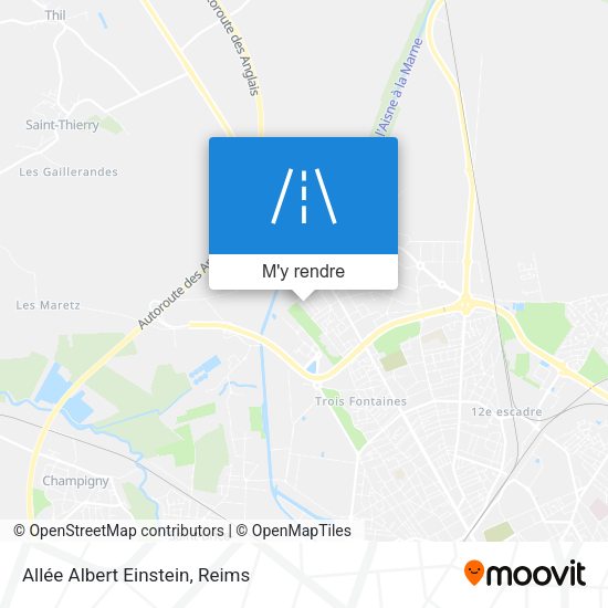Allée Albert Einstein plan