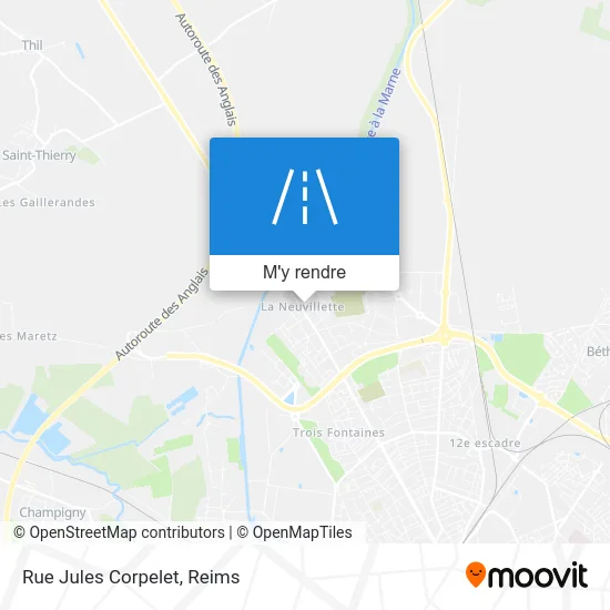 Rue Jules Corpelet plan