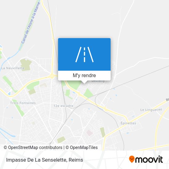 Impasse De La Senselette plan