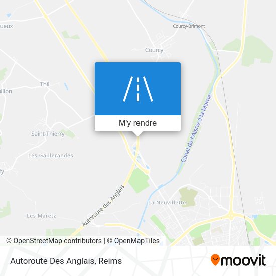 Autoroute Des Anglais plan