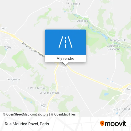 Rue Maurice Ravel plan