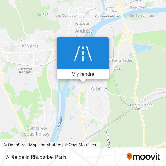 Allée de la Rhubarbe plan