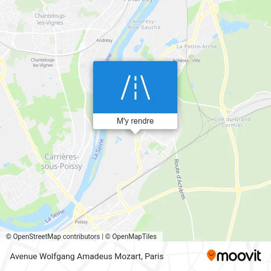Avenue Wolfgang Amadeus Mozart plan