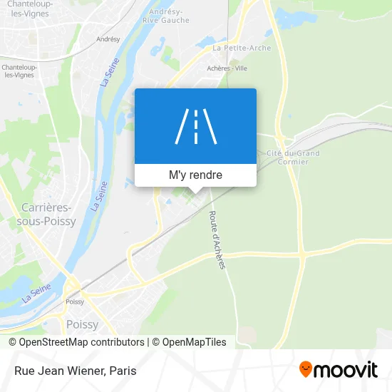 Rue Jean Wiener plan