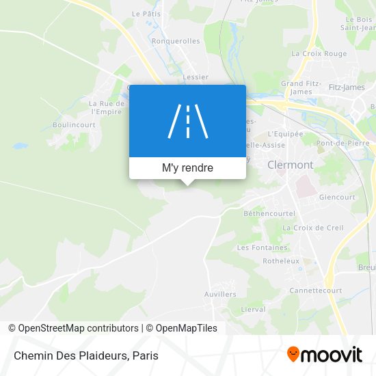Chemin Des Plaideurs plan