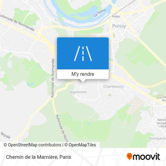 Chemin de la Marnière plan