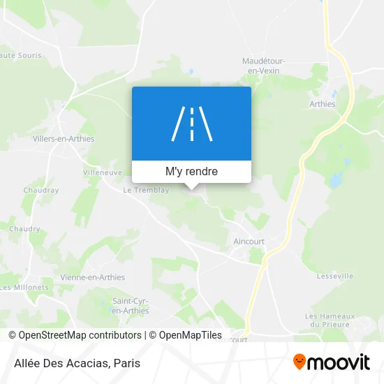 Allée Des Acacias plan