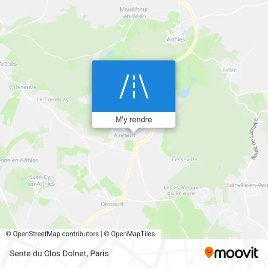 Sente du Clos Dolnet plan