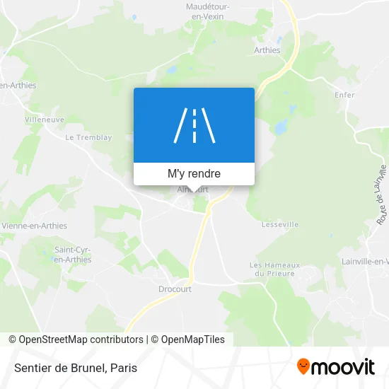 Sentier de Brunel plan