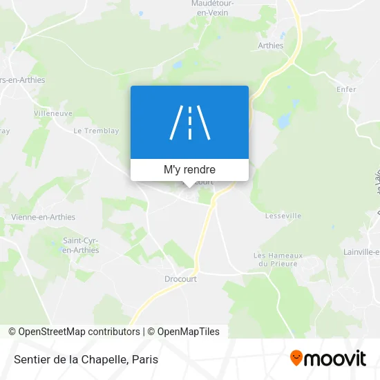 Sentier de la Chapelle plan