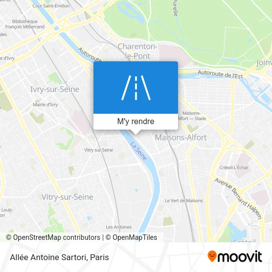 Allée Antoine Sartori plan