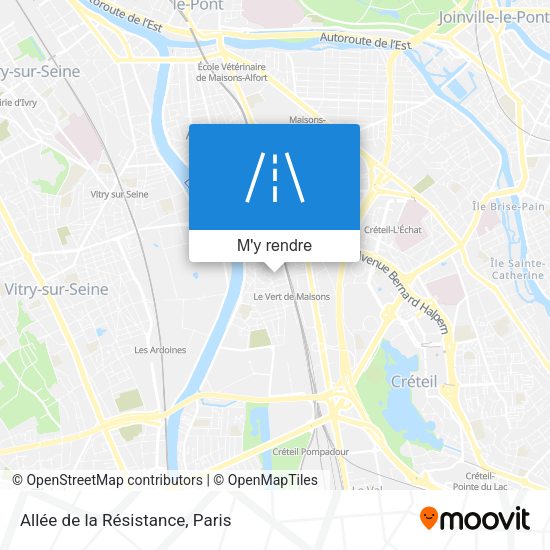 Allée de la Résistance plan