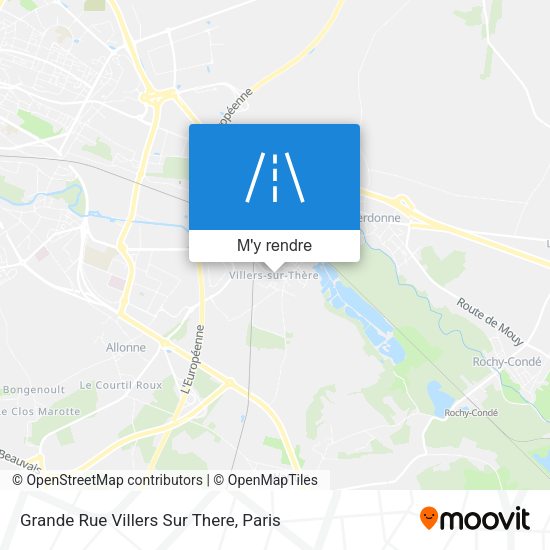 Grande Rue Villers Sur There plan