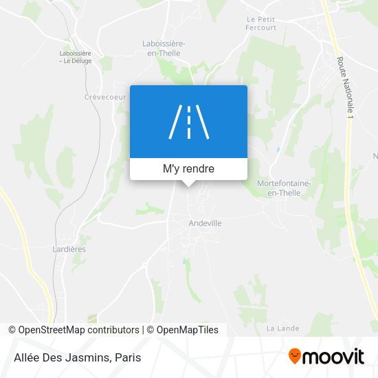 Allée Des Jasmins plan