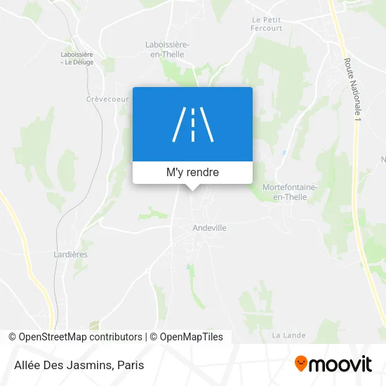 Allée Des Jasmins plan