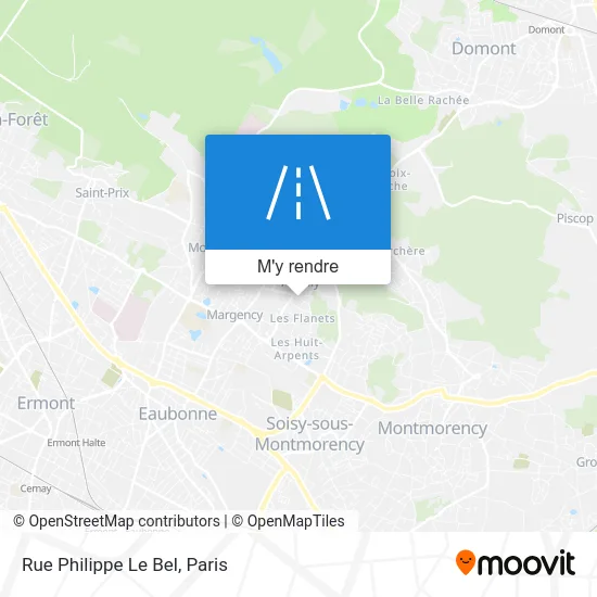 Rue Philippe Le Bel plan