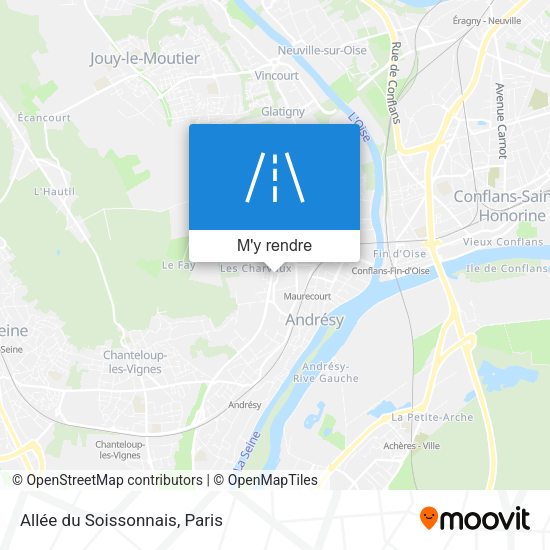 Allée du Soissonnais plan