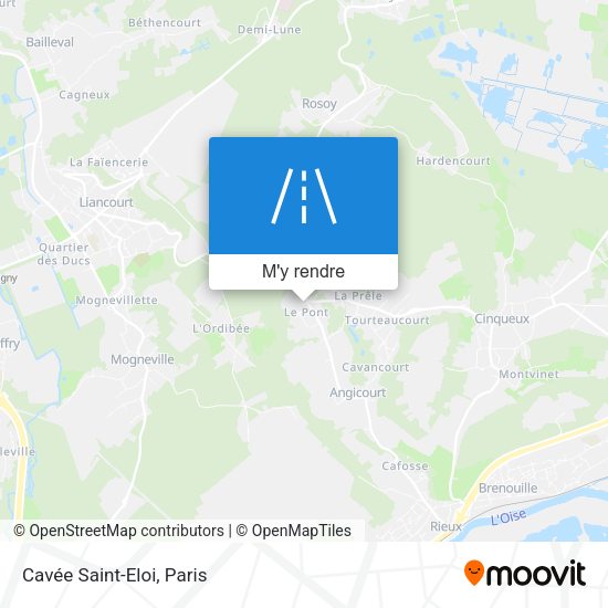 Cavée Saint-Eloi plan
