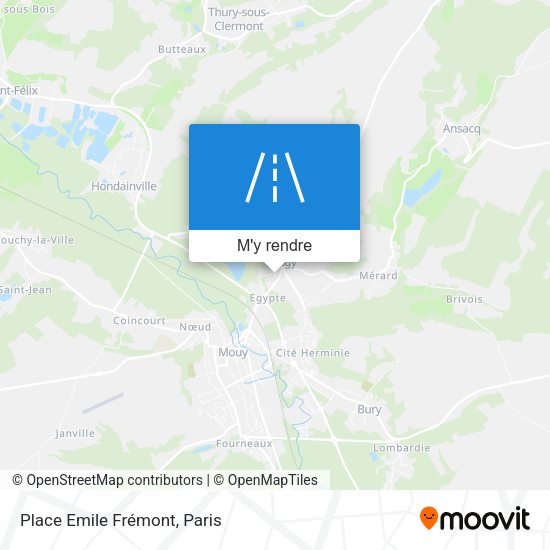 Place Emile Frémont plan
