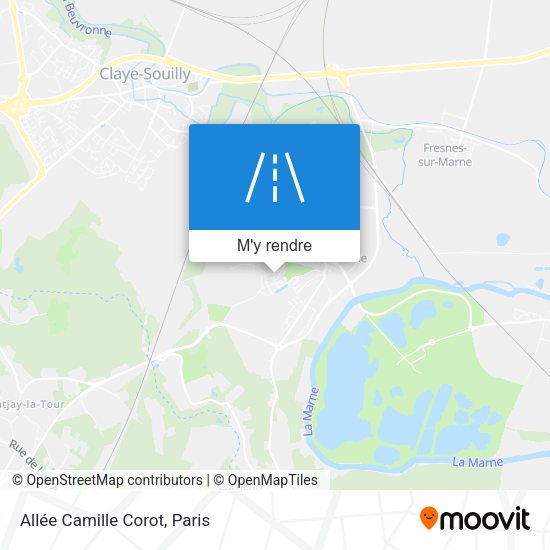 Allée Camille Corot plan