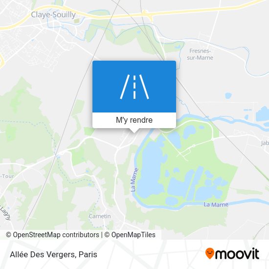 Allée Des Vergers plan