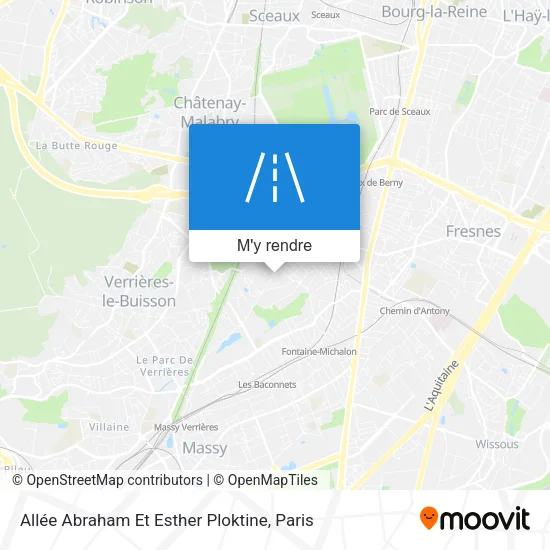 Allée Abraham Et Esther Ploktine plan