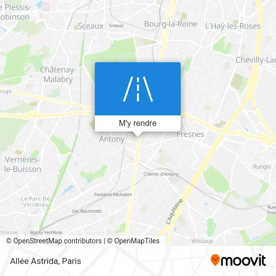 Allée Astrida plan