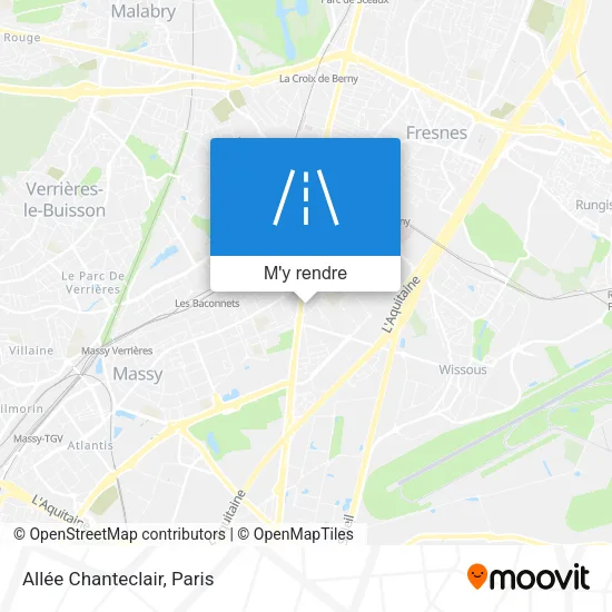 Allée Chanteclair plan
