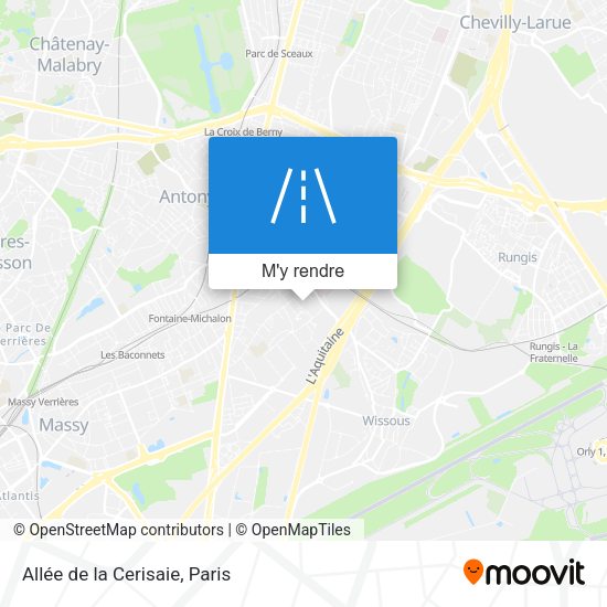 Allée de la Cerisaie plan