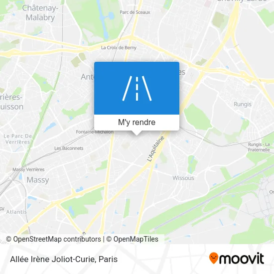Allée Irène Joliot-Curie plan