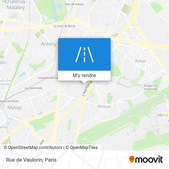 Rue de Vaulorin plan