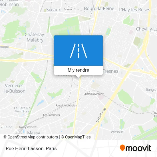 Rue Henri Lasson plan