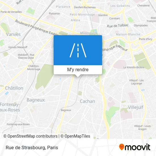 Rue de Strasbourg plan
