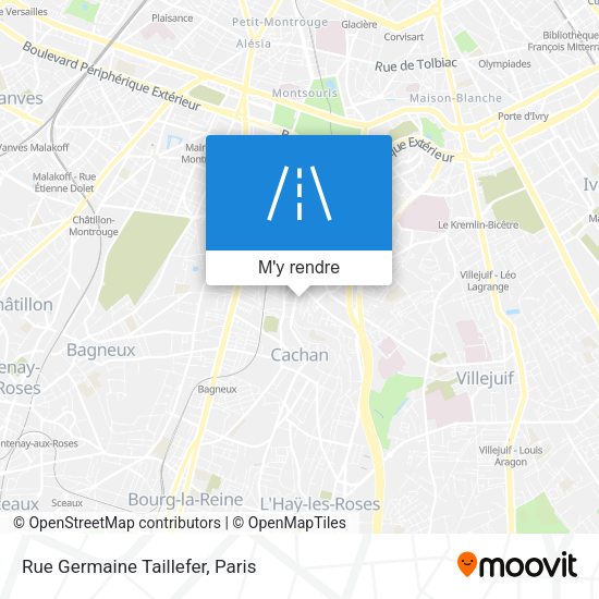 Rue Germaine Taillefer plan