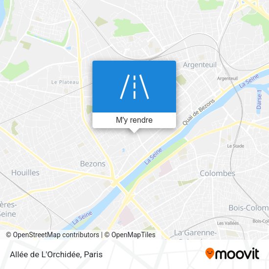 Allée de L'Orchidée plan