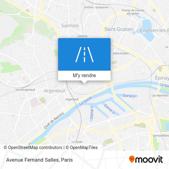 Avenue Fernand Salles plan