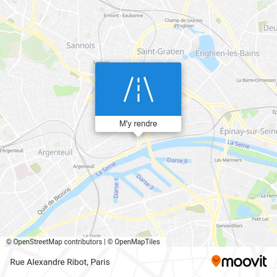 Rue Alexandre Ribot plan