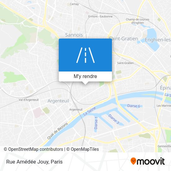 Rue Amédée Jouy plan