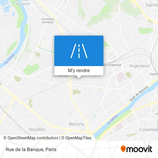 Rue de la Banque plan