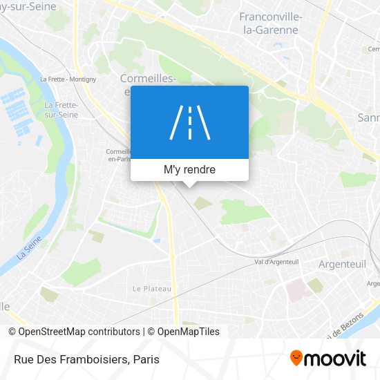 Rue Des Framboisiers plan