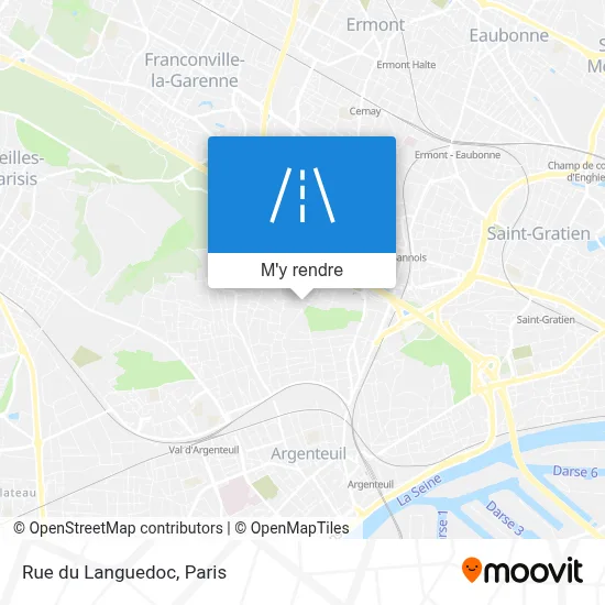 Rue du Languedoc plan