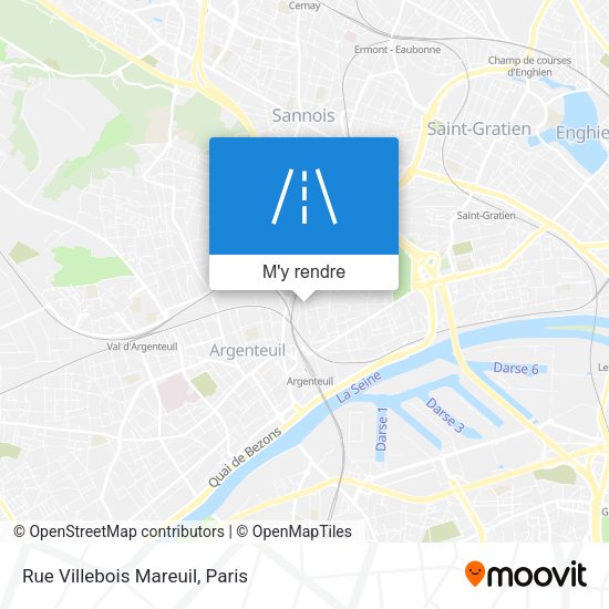 Rue Villebois Mareuil plan