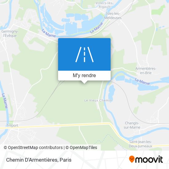 Chemin D'Armentières plan