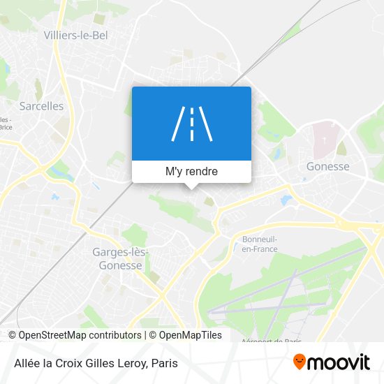 Allée la Croix Gilles Leroy plan